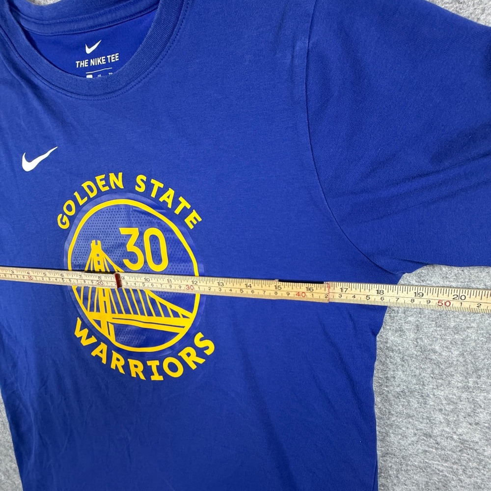Nike Youth Stephen Curry Golden State Warriors T Shirt XL Blue Dri FIT Graphic - Picture 9 of 10